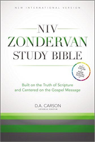 niv zondervan study bible book cover