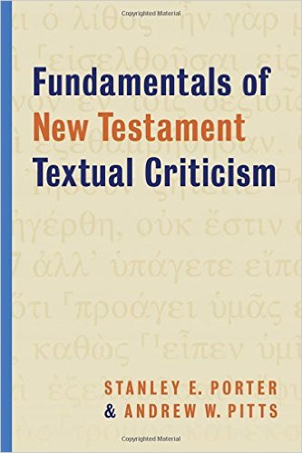 Fundamentals of New Testament Textual Criticism book cover
